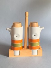 Ambrogio Pozzi Compact Set olio-aceto Ceramica Franco Pozzi (Gabbianelli era)