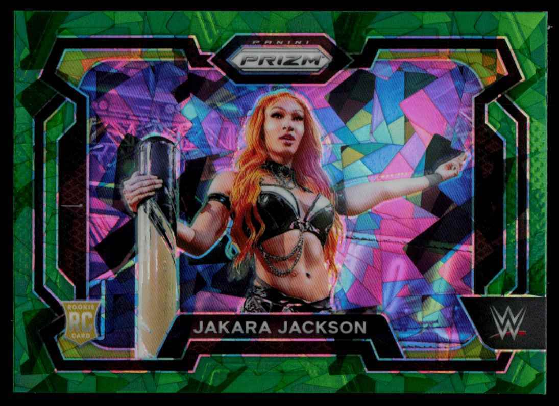 Jakara Jackson 2024 Panini Prizm WWE Green Ice #12