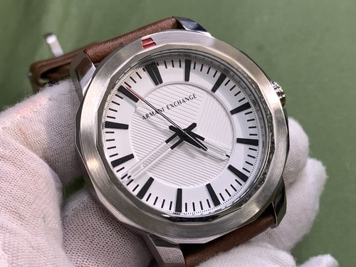 ARMANI EXCHANGE AX1903 White Dial 5 ATM S/S QUARTZ MEN'S WATCH