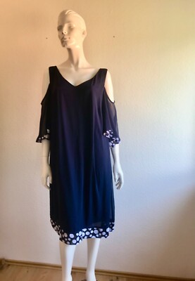 @ connected apparel @ Kleid dunkelblau Size 2XL/3XL EU 44/46 20W Punkte NEU