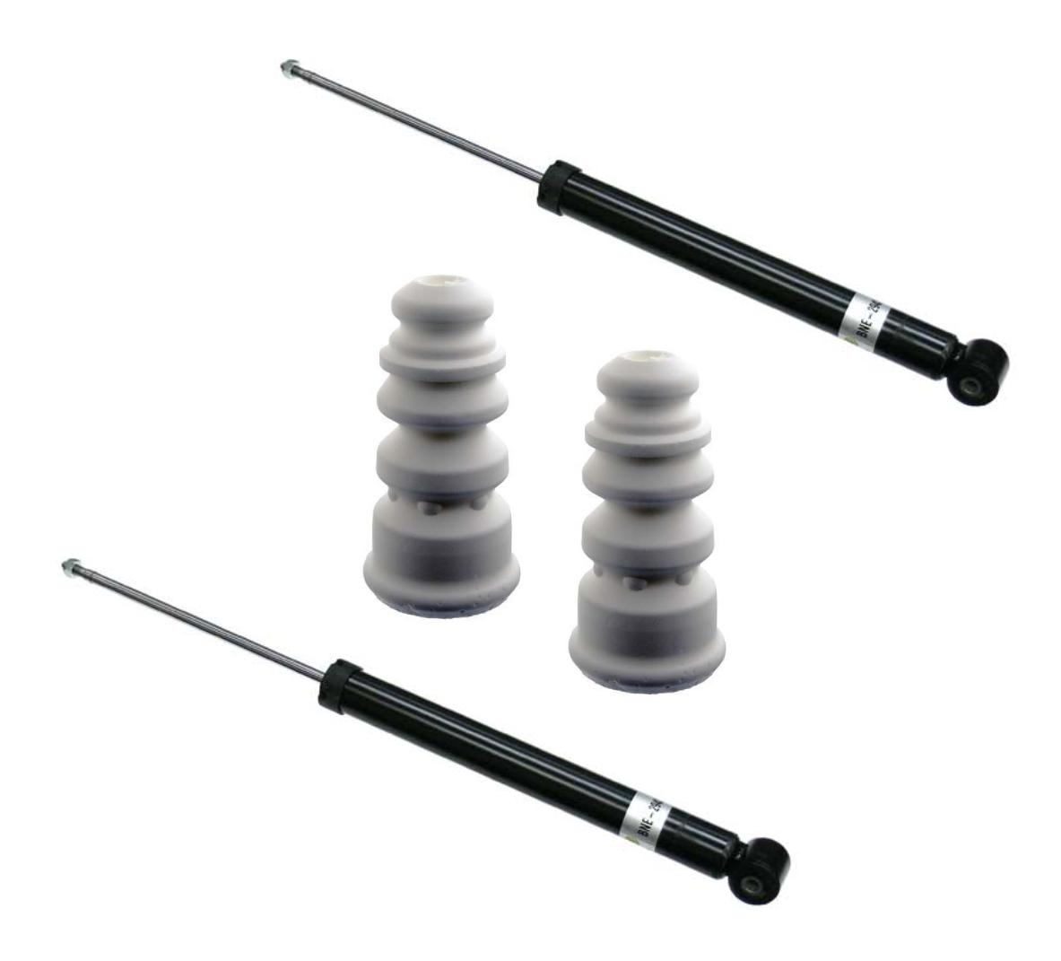2xRear Shock Absorbers w/ 2xShock Bump Stops for VW Beetle Golf GLS GTI