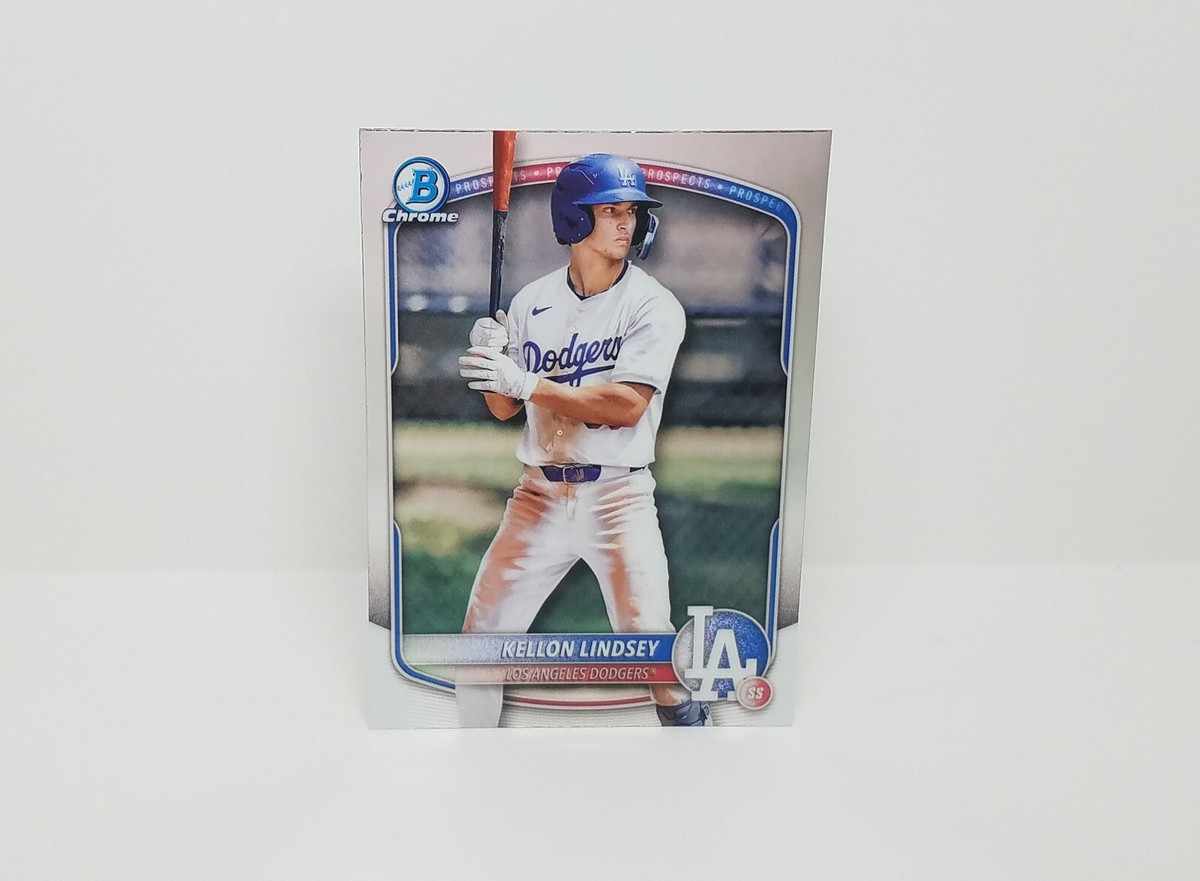 2025 Bowman #BCP-137 Kellon Lindsey, Dodgers - Chrome Prospects 