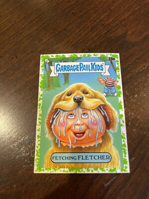 2024 Garbage Pail Kids   Kids At Play Green Border Fetching Fletcher #29a