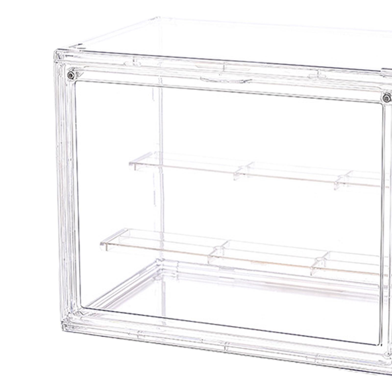 HGYZE Vitrine Für Figuren - Transparentes Wandregal Mit Magnetischer Tür Für Sammlerstücke