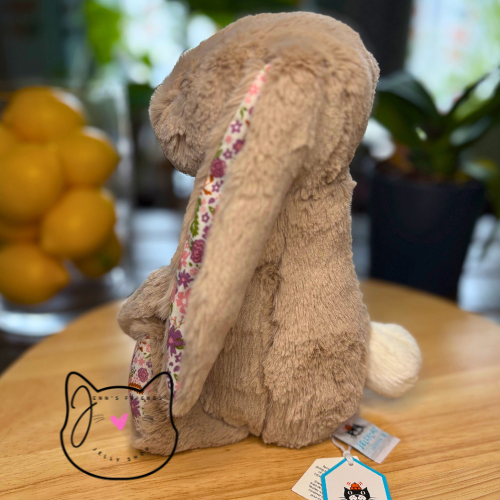 Jellycat BLOSSOM BEIGE BUNNY 'Petal' MEDIUM New BNWT Soft Plush