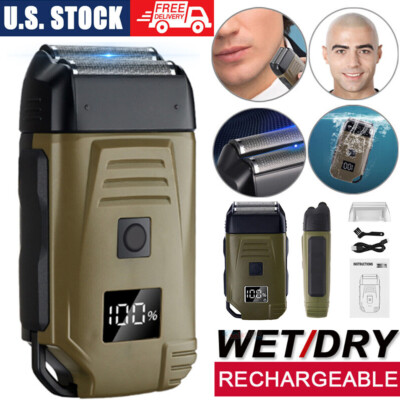 Men's Electric Shaver Trimmer Razor Rechargeable Hair Beard Shaving USB Machine