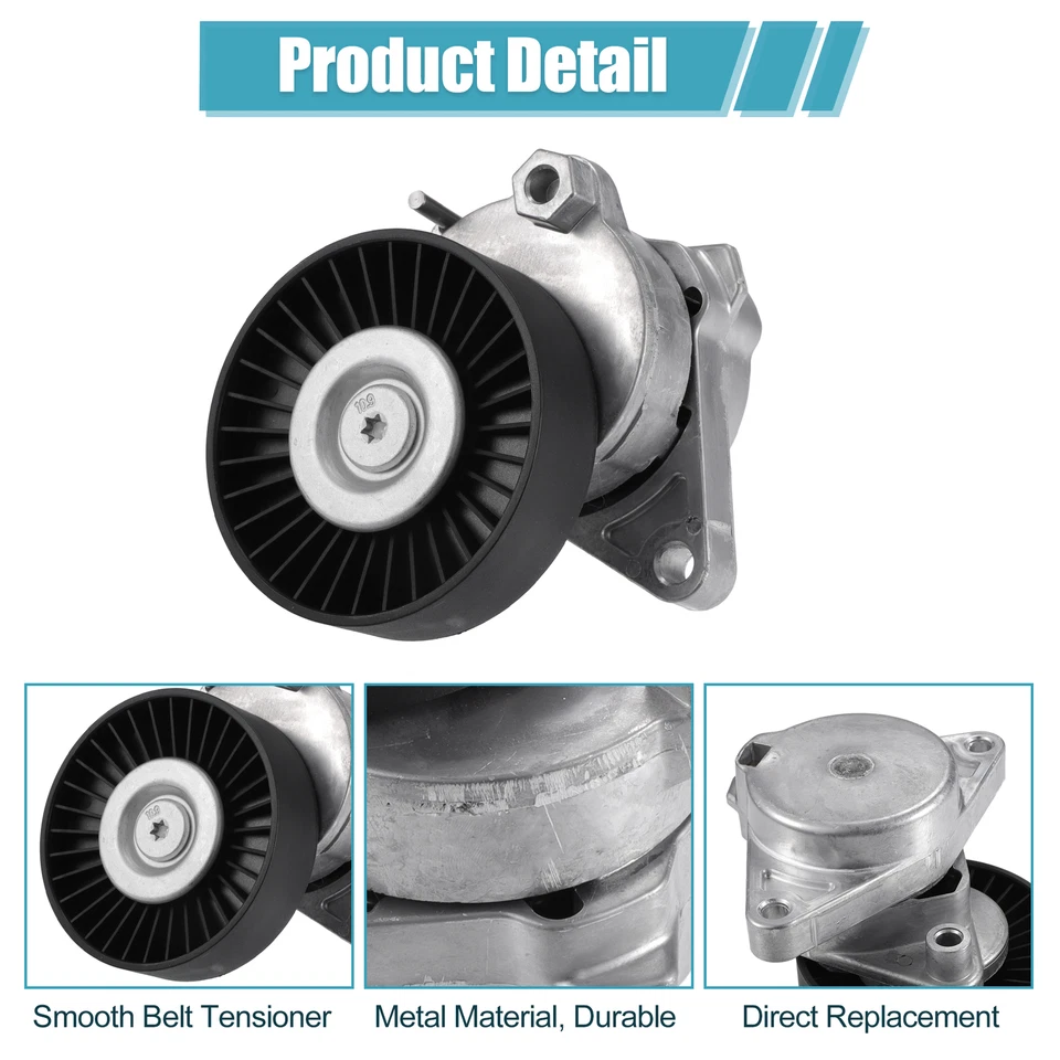Belt Tensioner &Idler Pulley Assembly for Mercedes-Benz C280 C320 C55 1122000970 — 第 3/4 张图片