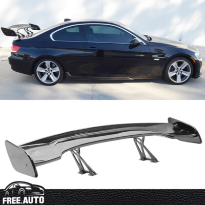 #ad Universal Rear Trunk Spoiler Wing 57 Inch Gloss Black GT Style JDM Adjustable $98.99