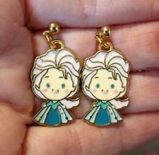 Elsa Earrings Frozen - Gold