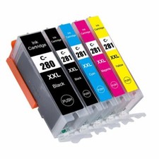 PGI-280XXL CLI-281XXL Ink Jet Cartridges  chip for Canon TR8622A TR8620A TS702A