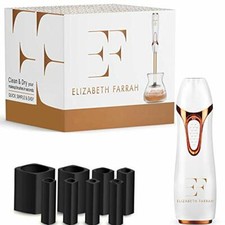 Makeup Brush Cleaner Dryer - Washes Dries Brushes In 30 Seconds 8 Collars