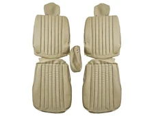 FIts Mercedes-Benz R107 1985-89 560SL CREME (YELLOW) LEATHER Seat Covers