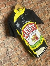 Marmite Cycling Jersey Top Shirt Tee Full Zip Up Size M Colourful