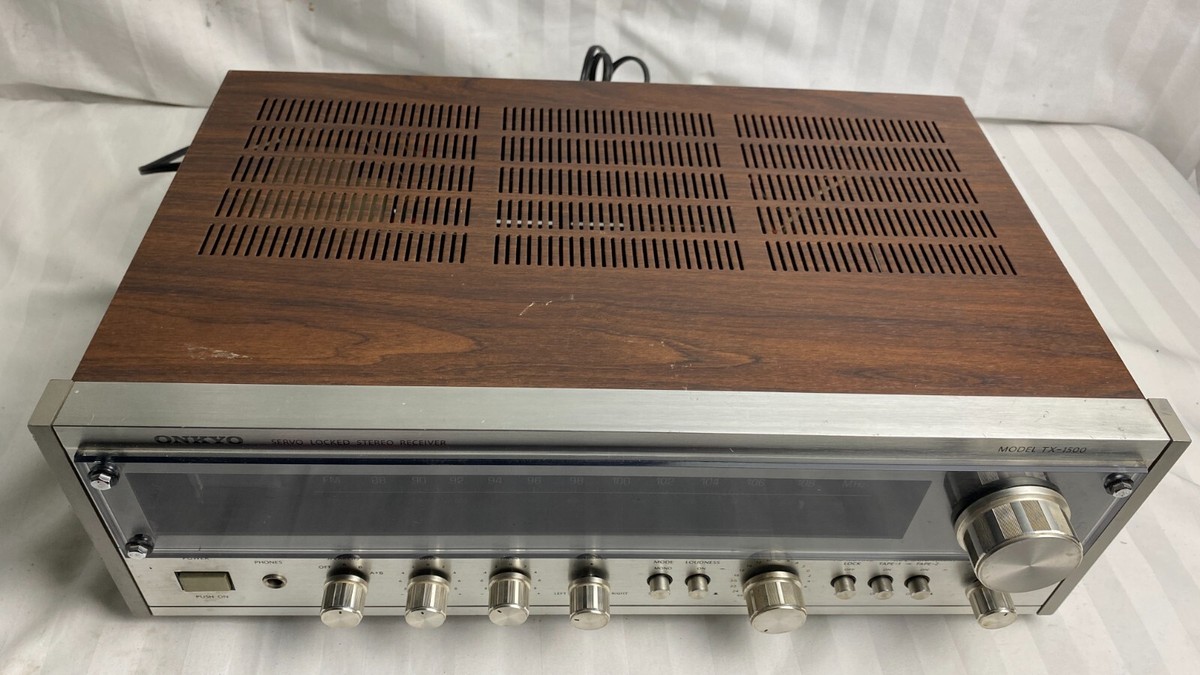 Vintage Onkyo Servo Locked Stereo FM/AM Audio Receiver TX-1500 | eBay