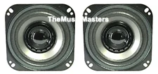 Pair 4" inch Dual Cone Car Stereo Audio SPEAKERS Factory OEM Style Replacements