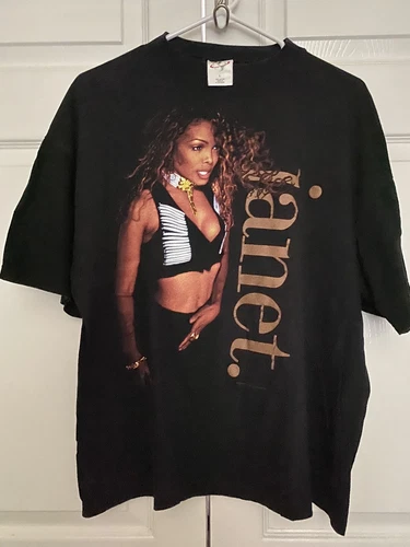 Janet Jackson vintage concert tee Janet World Tour 93-94 Vintage vintage concert t-shirt, vintage, single stitch, B+ condition