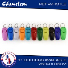 Dog pet Clicker and training Whistle  - Choose from 10 Colour Choices