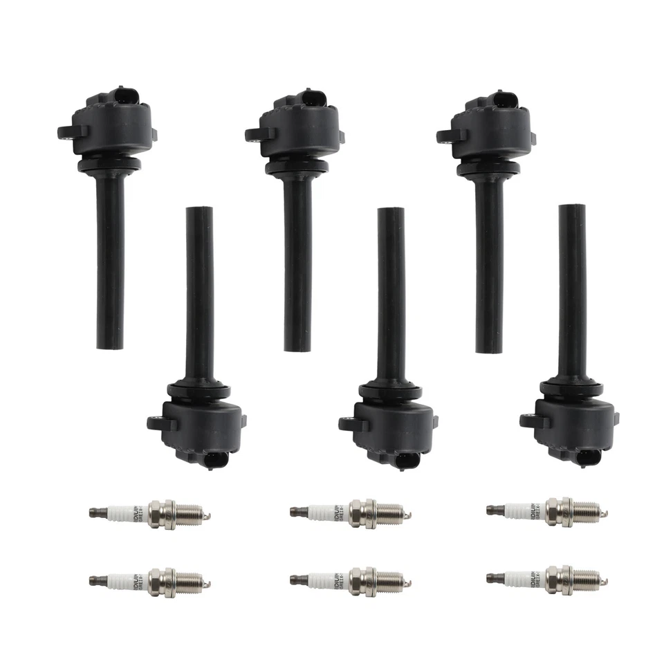 6pcs Ignition Coils UF252+Iridium Spark Plugs 7090 For Honda Passport 2000-2002 - Image 2 of 4