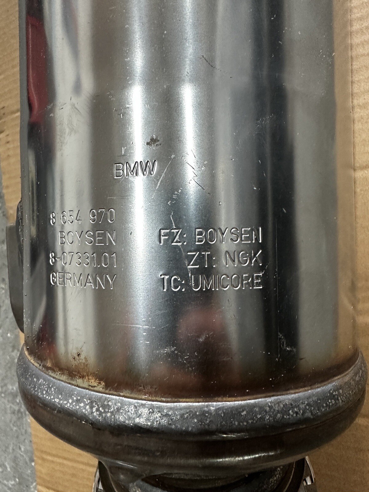 Rolls Royce Cullinan Catalytic Converter Close to Engine 18328663515 OEM