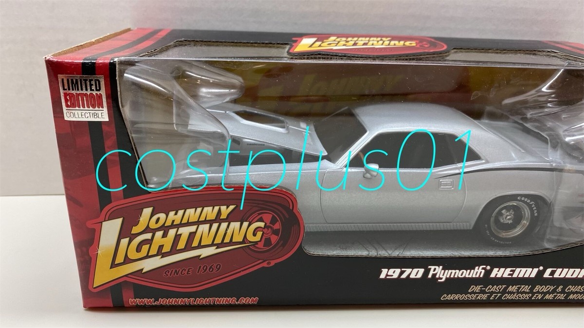 JOHNNY LIGHTNING 1970 PLYMOUTH HEMI CUDA 1:24 SILVER R24 | eBay