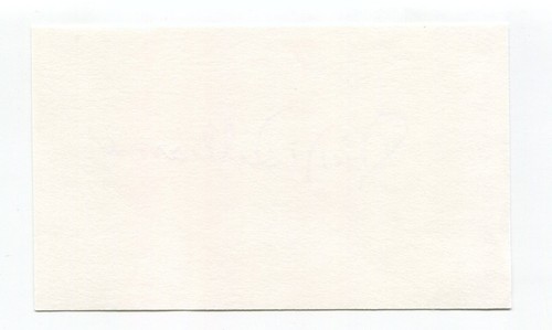 Dick Williams Signed 3x5 Index Card Autograph Baseball MLB Brooklyn Dodgers HOF - Picture 2 of 2