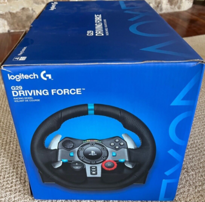 Logitech G29 Driving Force Racing Wheel & Floor Pedals PS5 PS4 PC