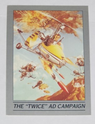 JAMES BOND 007 1993 ECLIPSE #25 YOU ONLY LIVE TWICE AD CAMPAIGN POSTER CARD