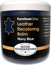 The Original Leather Recoloring Balm by  - Navy Blue Leather Dye for Furniture, 