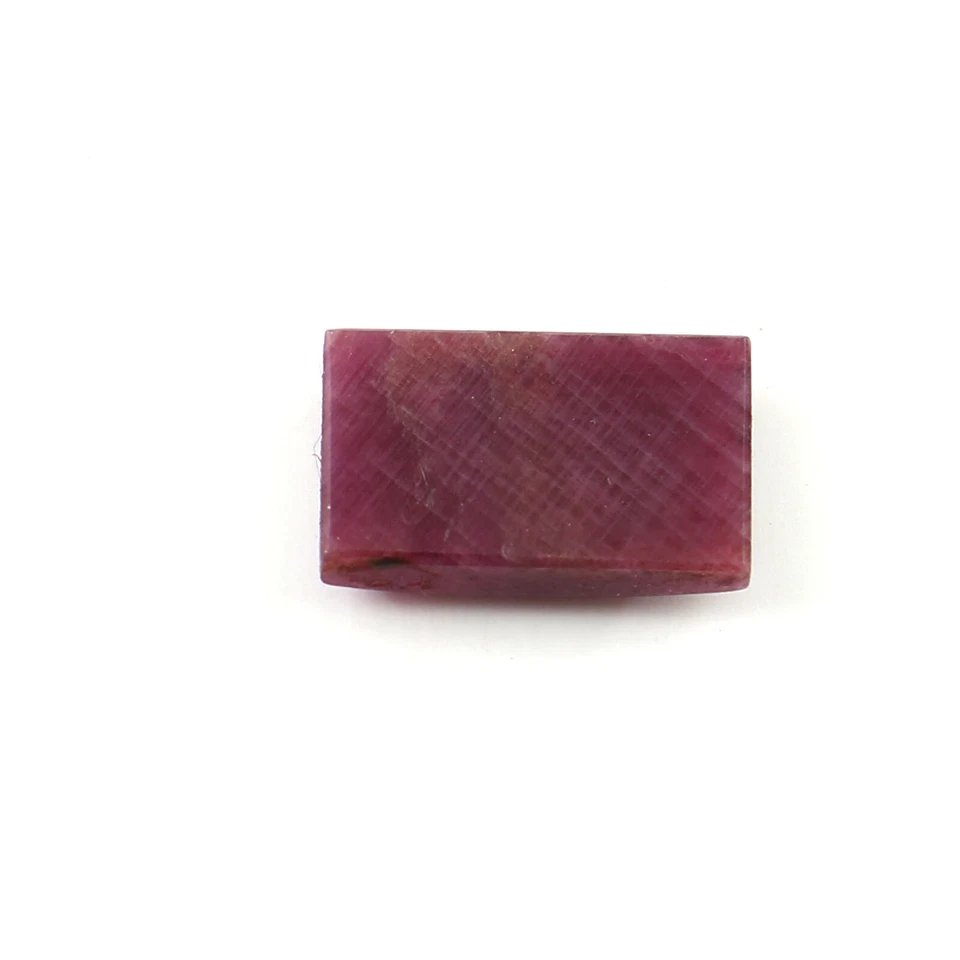 Piedras preciosas sueltas de corte rosa rubí rojo baguette natural de 6,5 quilates 9 x 14 mm para anillo/colgantes Foto 4 de 4