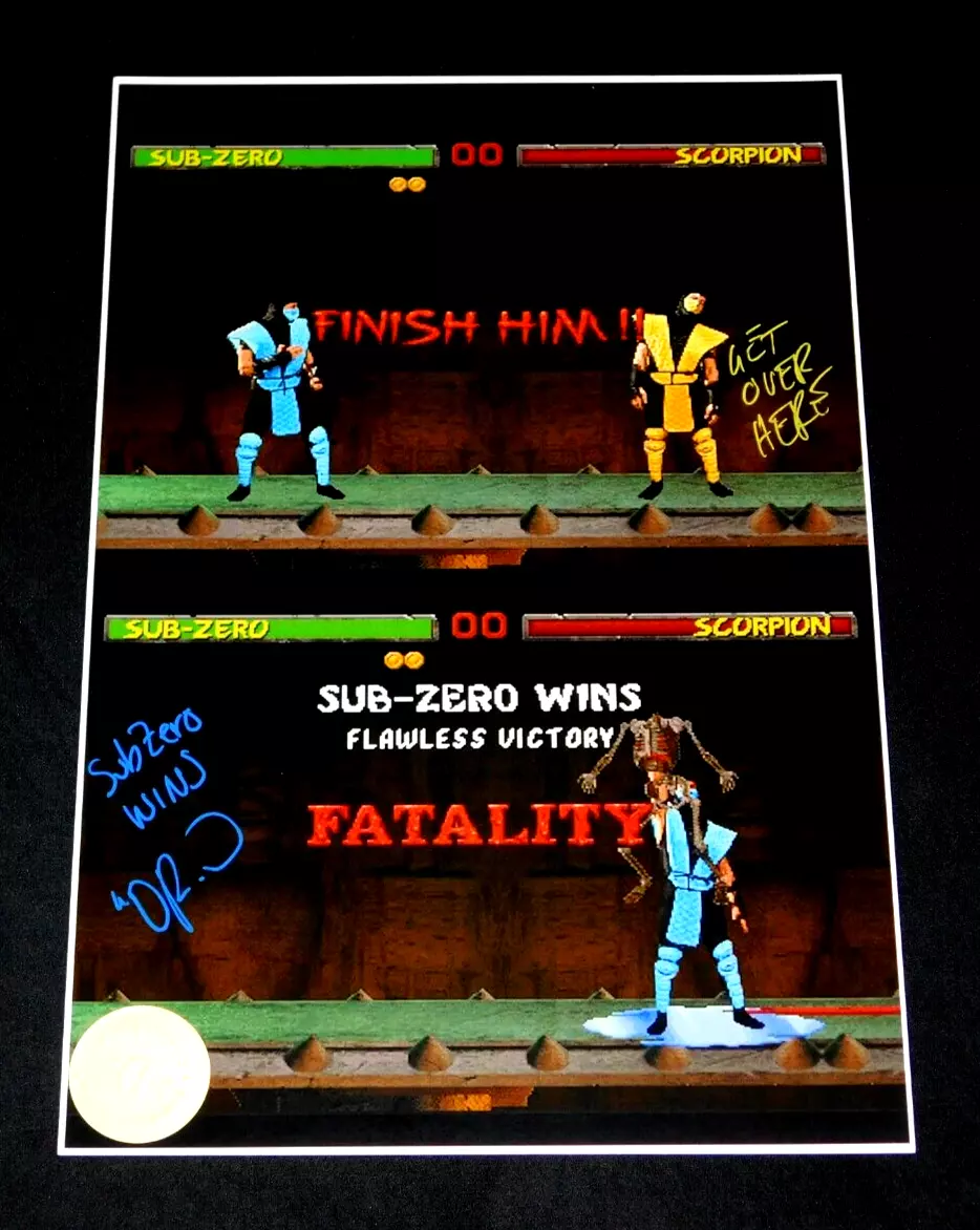 Mortal Kombat 1992 Scorpion Flawless Victory Fatality Arcade