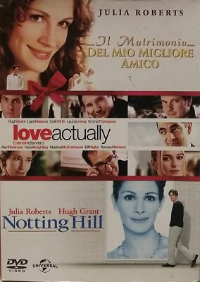 dvd New IL MATRIMONIO DEL MIO MIGLIORE AMICO/ LOVE ACTUALLY/NOTTING HILL (3 DVD)