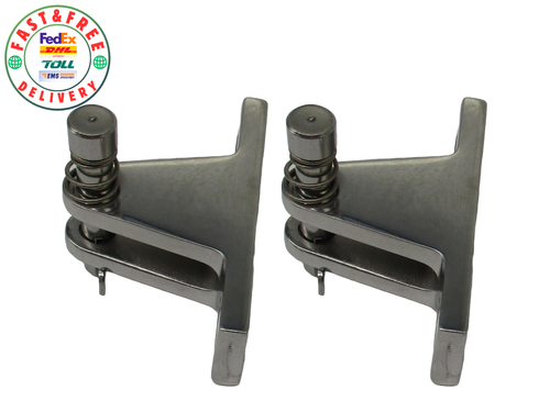 156-66220-00 Top Fitting Concave Base Deck Hinge Stainless Steel Marine x2 PCS - Picture 2 of 10