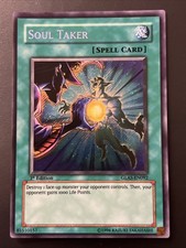 Yugioh Soul Taker GLAS-EN092 1st Edition Secret Rare English LP
