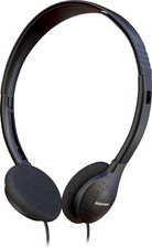 1 Pack Bulk Wired Headphones, On Ear with 3.5mm Jack, 4ft Tangle Free Cable, Com