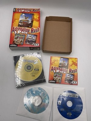 Pro Skateboard & BMX Bike Adrenaline Rush Activision 3 Pack (PC 2000) Brand New 