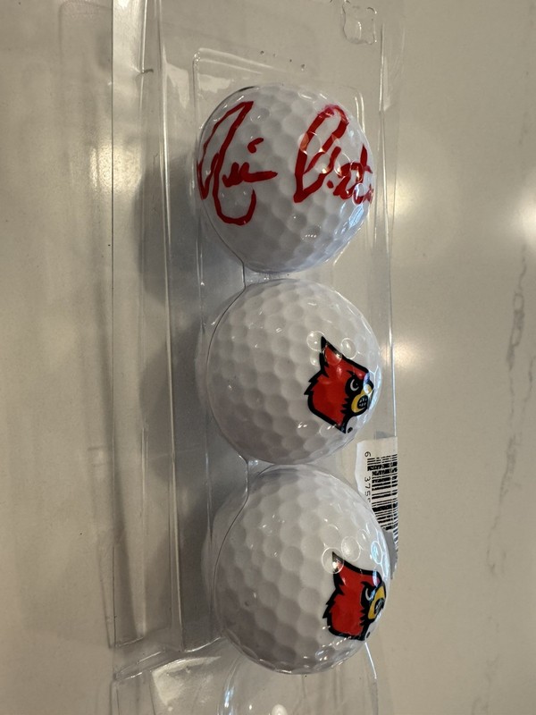 Rick Pitino Signed UofL Golf Ball New In Package