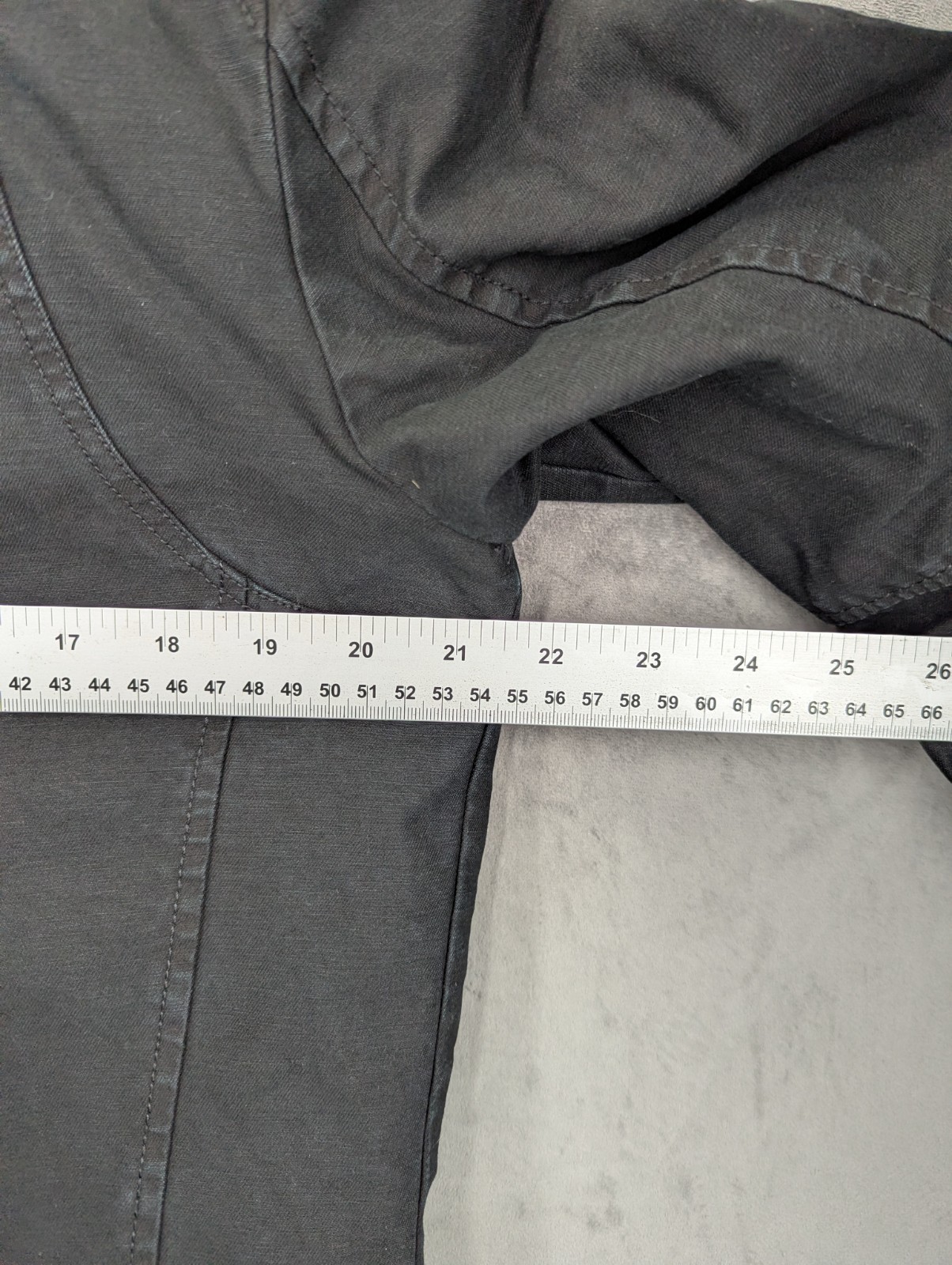 Levi's Utility Military Jacket Size Small Relaxed  Quilted Lining Washed Black image 7