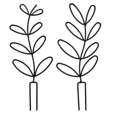  2 Pcs Treillis De Jardin Treillage Rack D'escalade Végétal Décoratif
