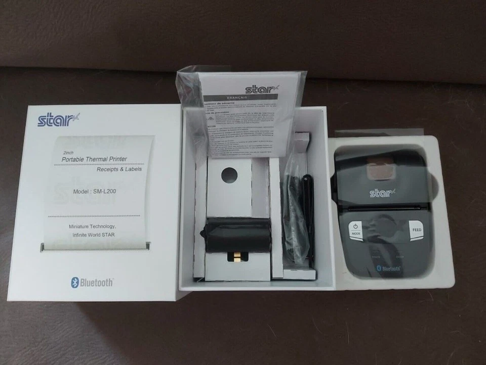 Star Micronics SM-L200-UB40 - Stampante termica portatile - Nera - Nuova - Immagine 2 di 3