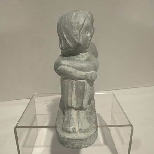 Isabel Bloom signierte graue "Schwestern" Figur 2002 Kunst Skulptur - Bild 4 von 11