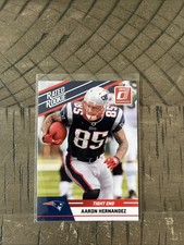 2010 Donruss Rated Rookie Aaron Hernandez #85 New England Patriots NFL Football