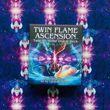 Twin Flame Ascension Take Me Home Oracle Deck US Games Systems D