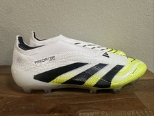 Adidas Predator Elite LL FG Soccer Cleats White JI1075 Men s Size 10