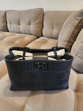 DKNY Black Leather Shoulder Bag