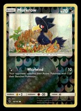 Murkrow Common Reverse Holo SM - Guardians Rising 78/145 NM Pokémon TCG