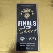 New York Knicks NBA Finals Game 4 Limited Edition Commemorative Ticket MSG