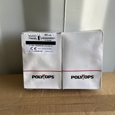 200  x 65mm FN65BL Black UPVC Plastic Headed Nails Poly Top A4 Stainless Steel