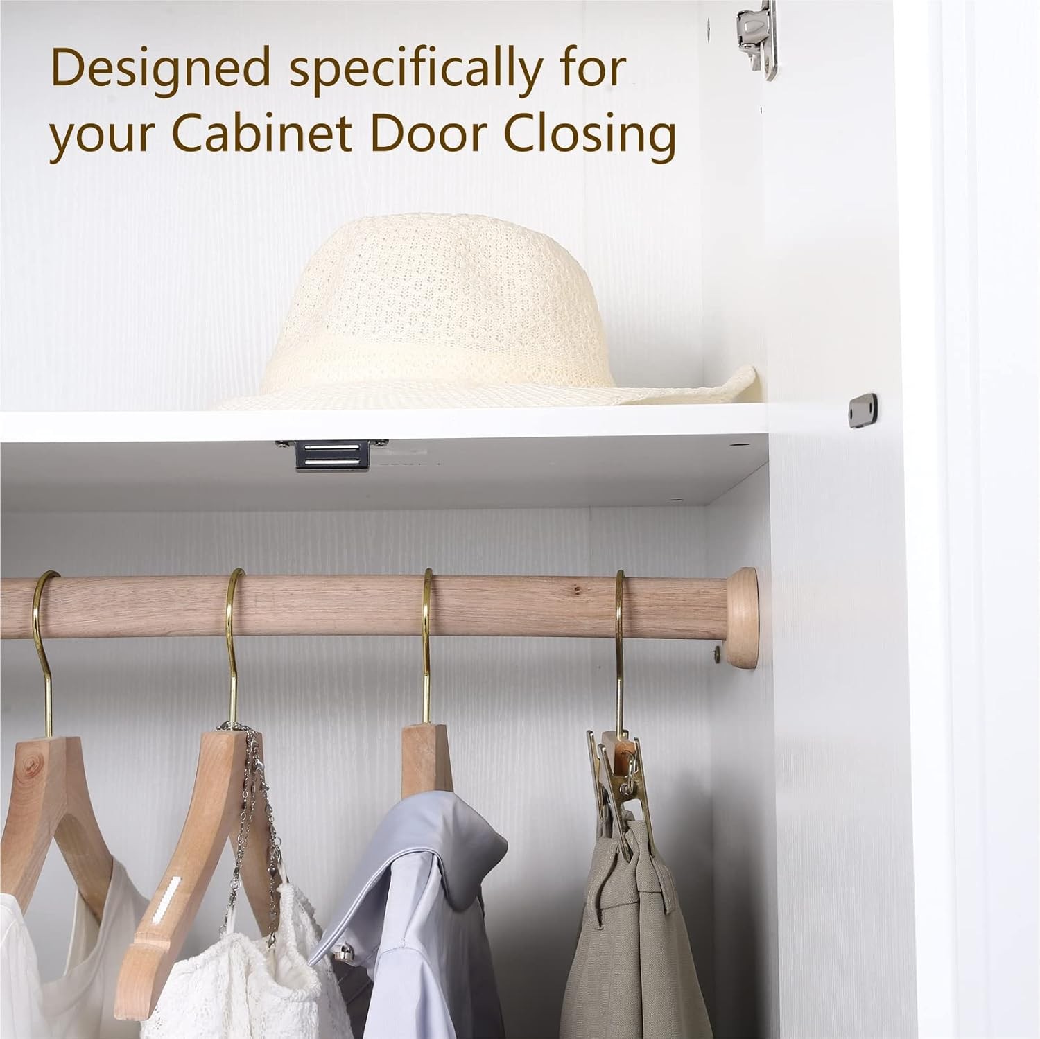 Mousike Cabinet Magnets 30lb Black Door with 4x6 - 4pack, 