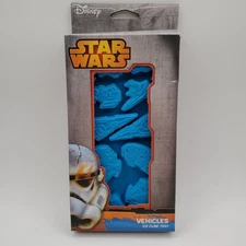 Star Wars VEHICLES Silicone Ice Cube Tray Candy Mold | ICUP | X-Wing Falcon NEW
