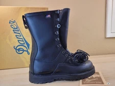 Danner Fort Lewis Black Leather Gore-Tex USA Military Boots 29110 Men's 10.5 NEW